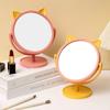 Cat Ear Desktop HD Vanity Mirror Cute Makeup Princess Mirror Single Side Makeup Mirror Female