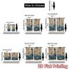 2D FLAT PRINTING 2pcs Curtains (Without Rod) Vintage Nautical Lighthouse Popular Curtains&Drapes Polyester Easy Install Curtains