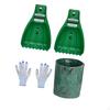 Leaf Scoops Garden Rake Grabbers Sturdy Portable Hand Claw Leaves Grabber for Garbage Grass
