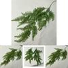 Artificial Soft Rubber Vine Greenery Wall Decor For Home Staging Photography