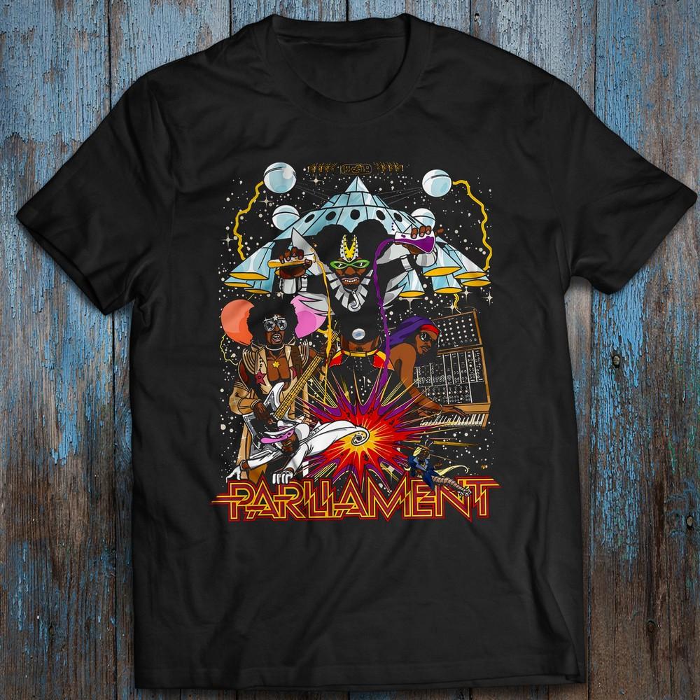 George Clinton Parliament Funkadelic P.Funk Mothership Connection Retro T-Shirt Unisex T-Shirt