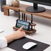 Sleek Desk Organizer 9 Slots Phone Stand Multifunction Pen Holder  For Office School