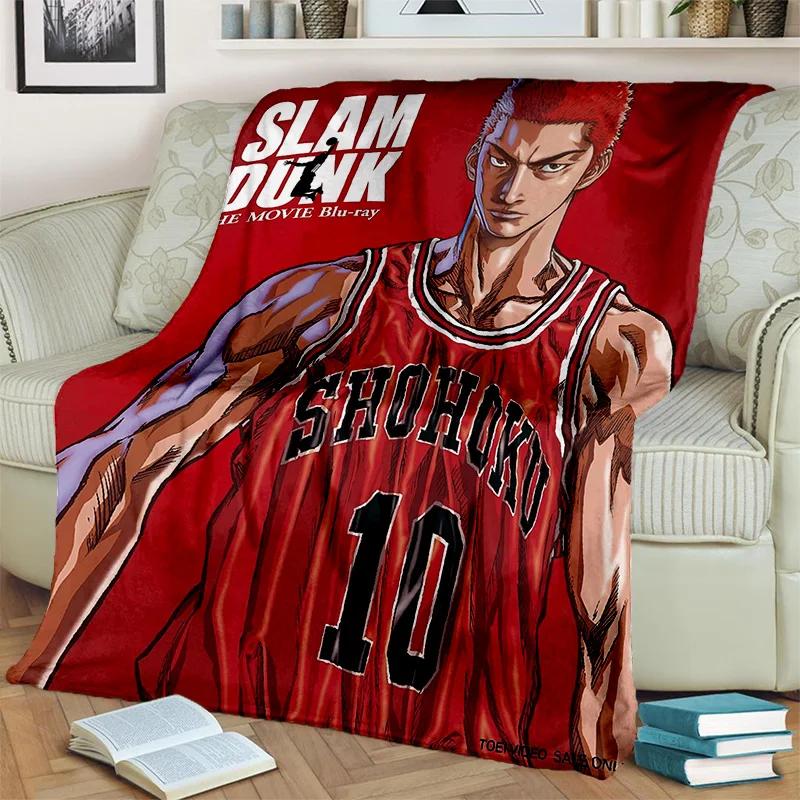 Баскетбольное аниме Slam Dunk, мультяшное одеяло, мягкое одеяло для дома, спальни, кровати, дивана, пикника, путешествия, офиса, одеяло, детское одеяло