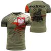 Мужская футболка польской армии, солдат-ветеран, мужская одежда с принтом флага Польши, свободный пуловер большого размера, рубашка с коротким рукавом с круглым вырезом