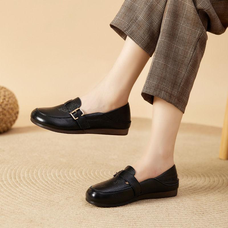 Желтые мокасины из коровьей кожи, женские балетки ручной работы, белые туфли для вождения для мам, женские зеленые мокасины в этническом стиле