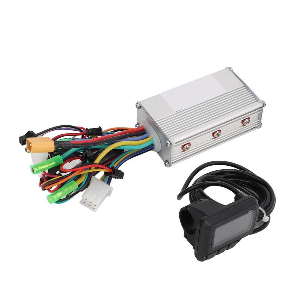 Контроллер для переоборудования велосипеда 36 48В 350Вт 3 режима Бесщеточный мотор для скутера с ЖК-дисплеем Интерфейс USB для фары