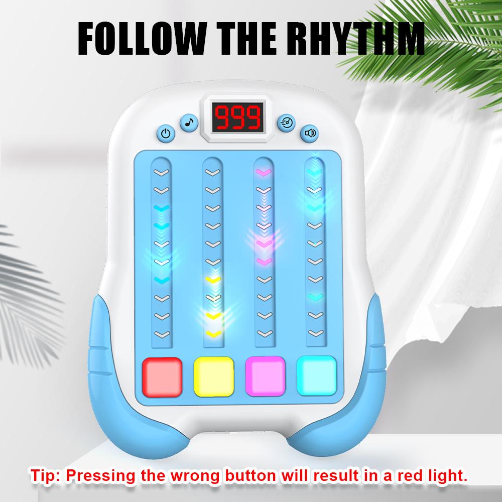 Rhythm Master Quick Push Game Pop Up Fidget Electronic Pop Whac-A-Mole Сжимающие антистрессовые игрушки для взрослых и детей Подарки на день рождения