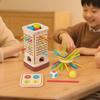Colourful Sticks Dice Game Wooden Counting Toy Fun Ball Dropping for Ages 3 4 5 6 Years Old 2-6