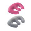 Breast Pillow Portable Chest Pad Beauty Salon Breast Support Pillow Massage Bolster Pillow Cushion Hollow Pillow for Travel SPA