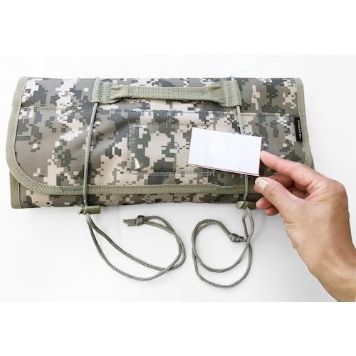 TRUSCO Digital Desert Camouflage Tool Roll, 670x355cm, 22 Pockets, TTR670DM