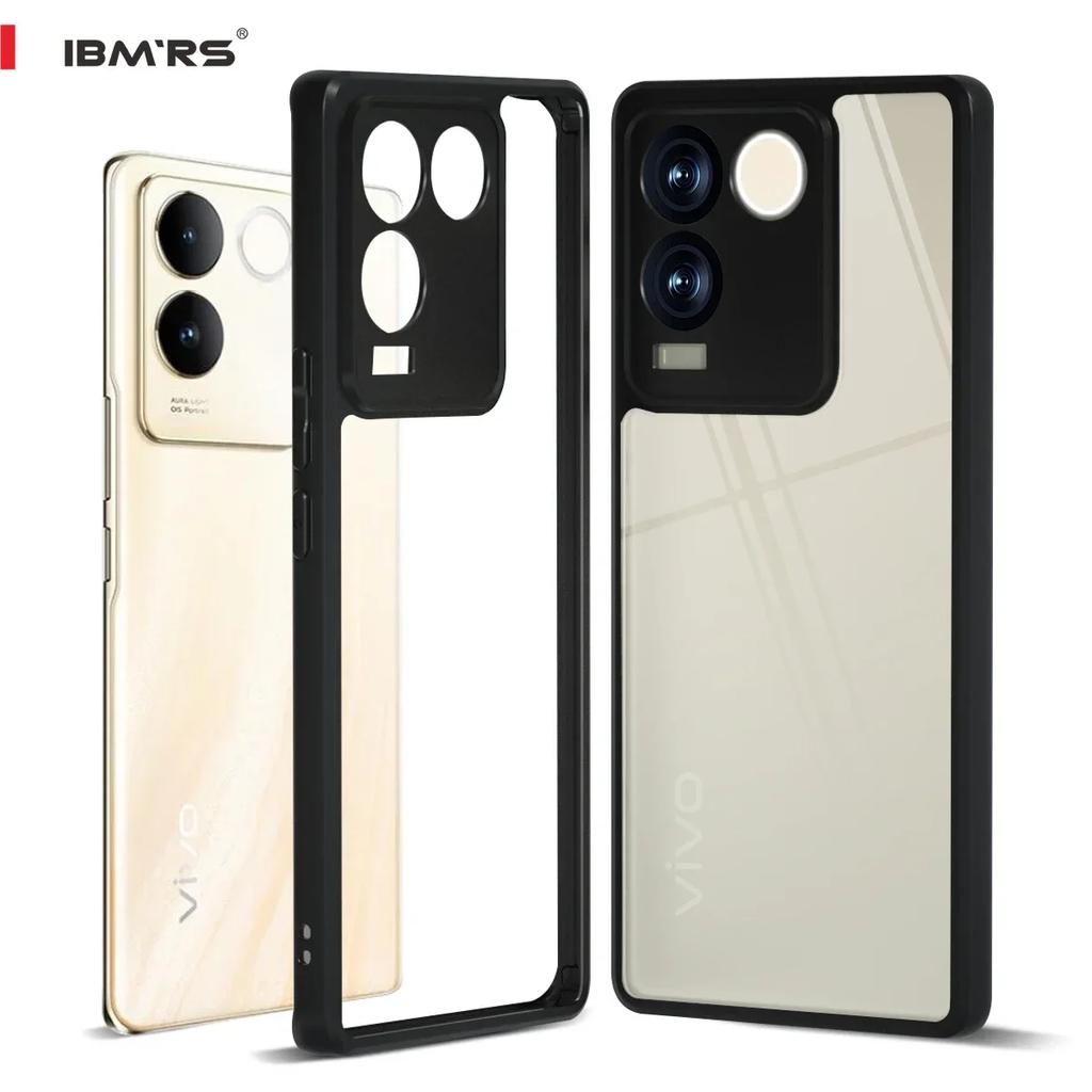 (В комплекте ремешок на запястье)Чехол IBMRS для Vivo iQOO Z7 Pro, противоударный чехол для телефона, устойчивый к желтению, прозрачная задняя панель с защитой от царапин (Прозрачный камуфляж )