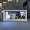 Persona 5 Горо Акечи Аниме Лайтбокс Дерево Лазерная Вырезка из Бумаги Лайтбокс Манга Светодиодный Ночник Рюдзи Сакамото для Декора Комнаты Лампа