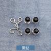 1 Set Nail-free Metal Jeans Button Snaps Detachable Pants Clips Buttons Pins DIY Waist Tightener Clothing Buckles Sewing Tools
