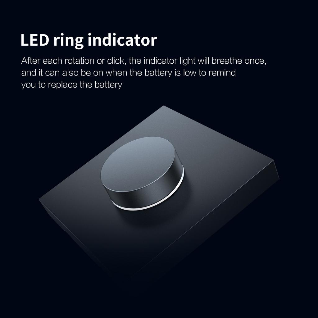 Умный диммер Aqara H1, беспроводной поворотный переключатель, Zigbee 3,0, пульт дистанционного управления для умного дома, лампочка