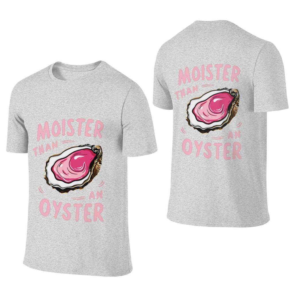 Moister Than An Oyster Unisex Reversible Tshirt Home Lazy Clean Surface Basic Tee