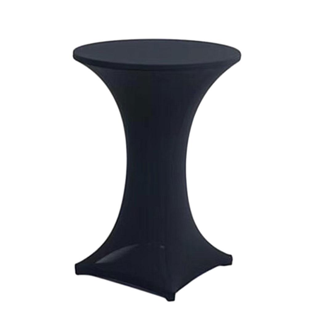 Easy Care Elastic Cocktail Table Set Fitting For Hotel Wedding Party Hotel Wedding Party Table Cover