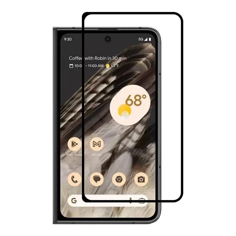 RURIHAI 10 шт. Защитная пленка для экрана телефона для Google Pixel Fold, Вторичная закалка 2.5D 0.26 мм Пленка из высокоалюминиево-кремниевого стекла