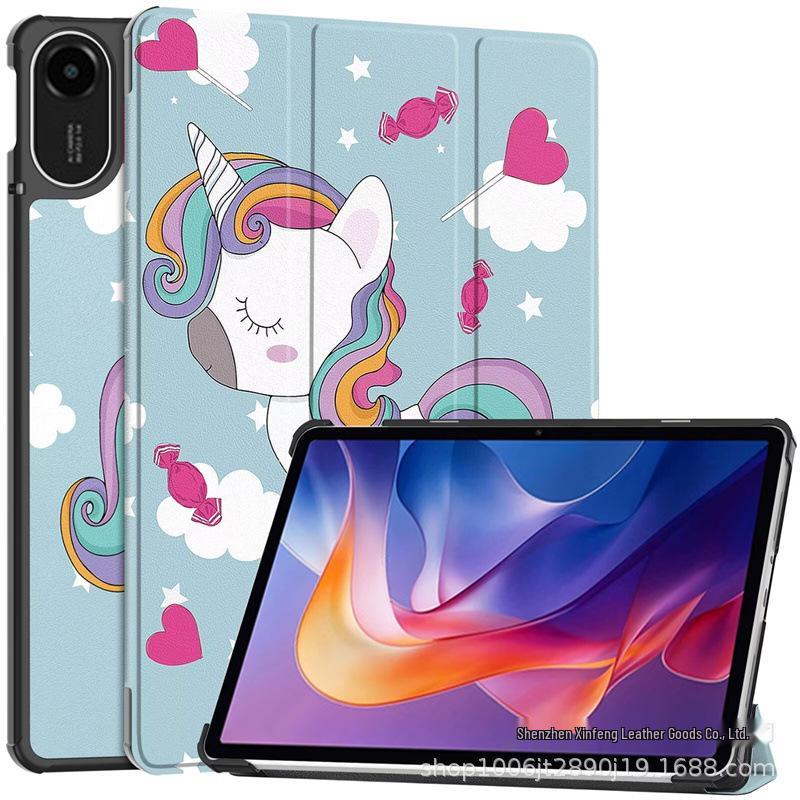 Трехстворчатый мультяшный защитный чехол для Xiaomi Redmi Pad 2