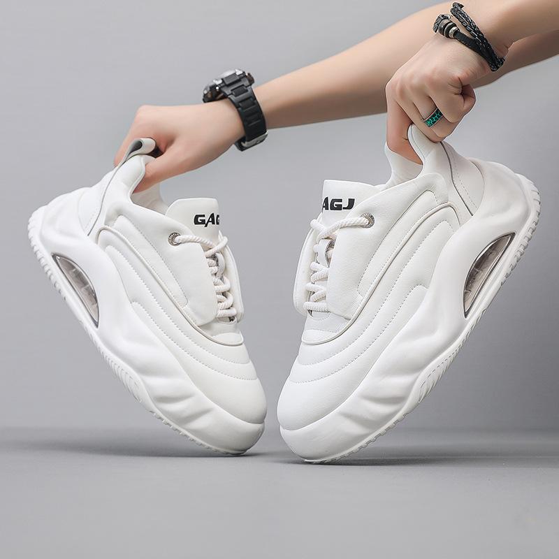 GAGJ модные мужские туфли для хлеба, весенние новые маленькие белые туфли на платформе с воздушной подушкой, обувь для папы, спортивная и повседневная обувь в наличии