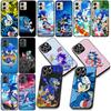S-SonicS Cartoon Hedgehogs Phone Case for Samsung Galaxy S22 S21 S20 FE Ultra Plus A35 A36 A37 A33 A34 A04 A71 Cover Casing