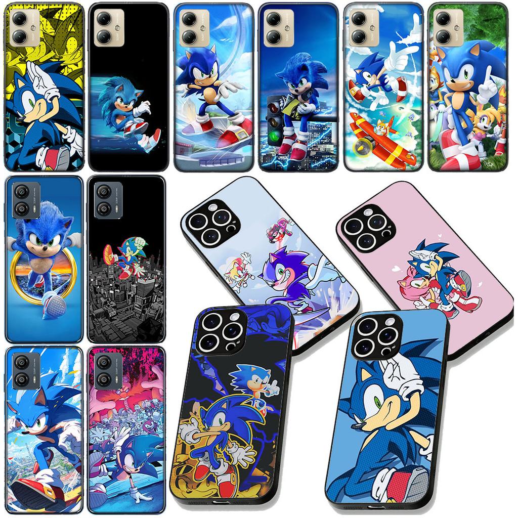 S-SonicS Cartoon Hedgehogs Phone Case for Samsung Galaxy S22 S21 S20 FE Ultra Plus A35 A36 A37 A33 A34 A04 A71 Cover Casing
