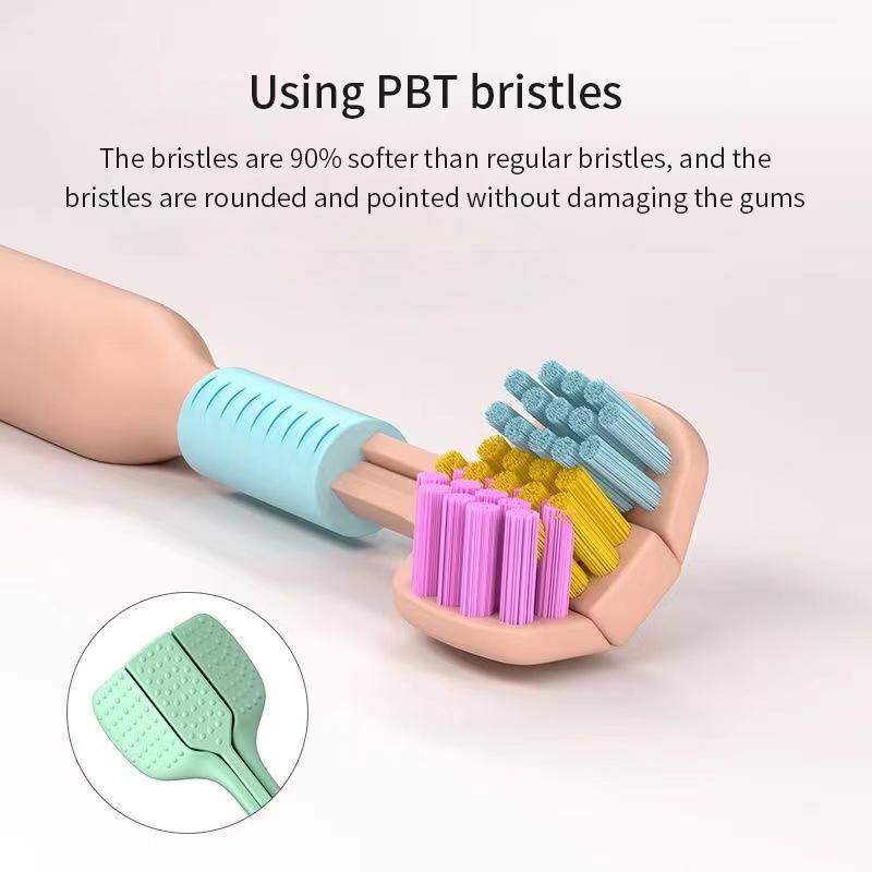 Трехсторонняя зубная щетка Зубная щетка с мягкой щетиной Ультратонкая мягкая зубная щетка Уход за полостью рта Безопасная зубная щетка Очиститель для здоровья полости рта