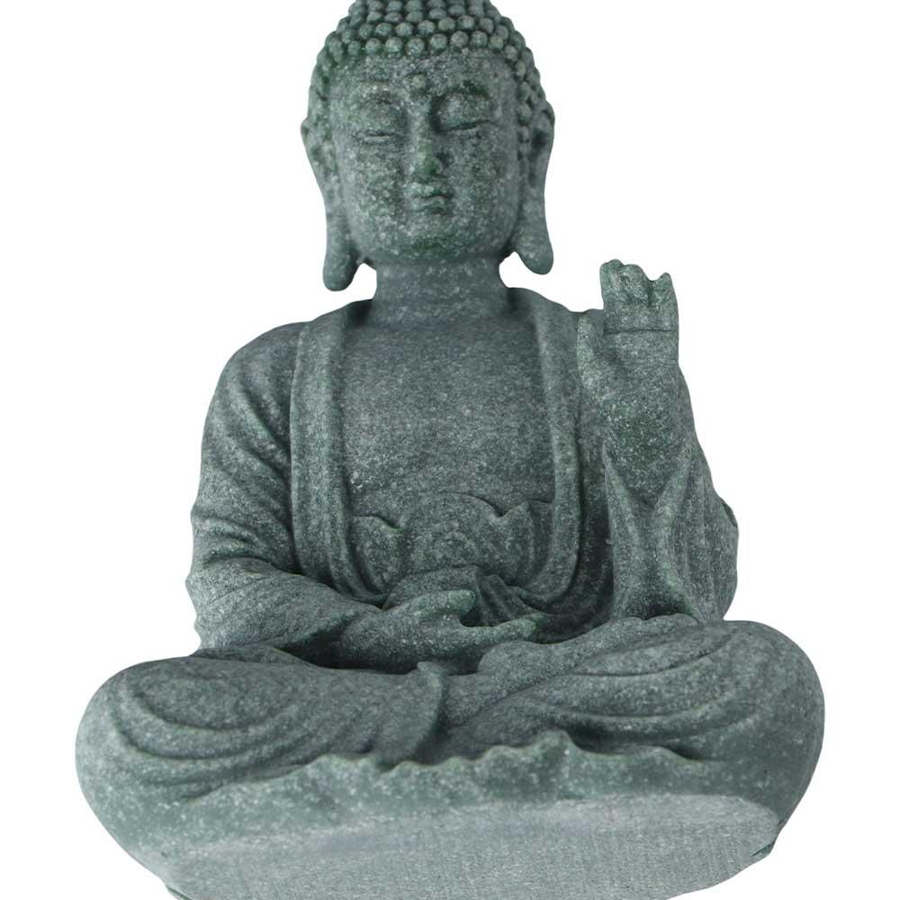 Sitting Posture Sandstone Buddha Oriental Culture Buddhist Ornament Creative   Desk