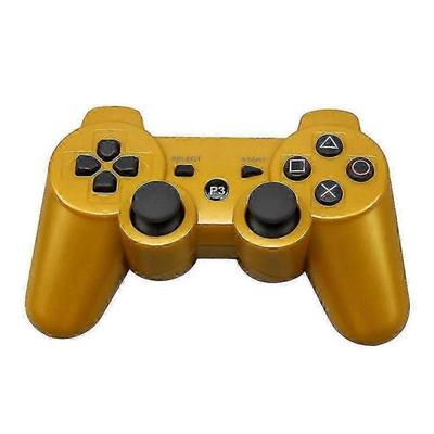 Беспроводной Bluetooth-контроллер для PS3, Перезаряжаемый геймпад с вибрацией, Двойные джойстики и гироскоп, Совместим с консолью PlayStation 3 (черный)