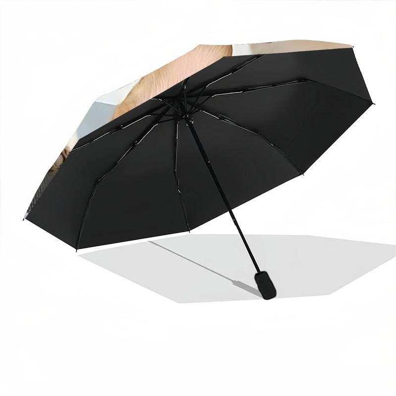 1pc Dogs Pets Automatic Open/Close Umbrella Compact Folding Umbrella, All-Season Portable Umbrella for Women/Men079