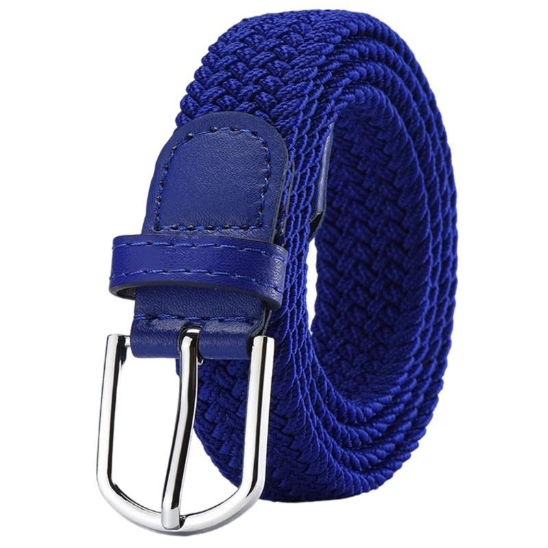 Эластичный плетеный нейлоновый ремень, регулируемый размер талии, удобный в носке, пояс-корсет, унисекс дизайн, поясной ремень, аксессуар для одежды