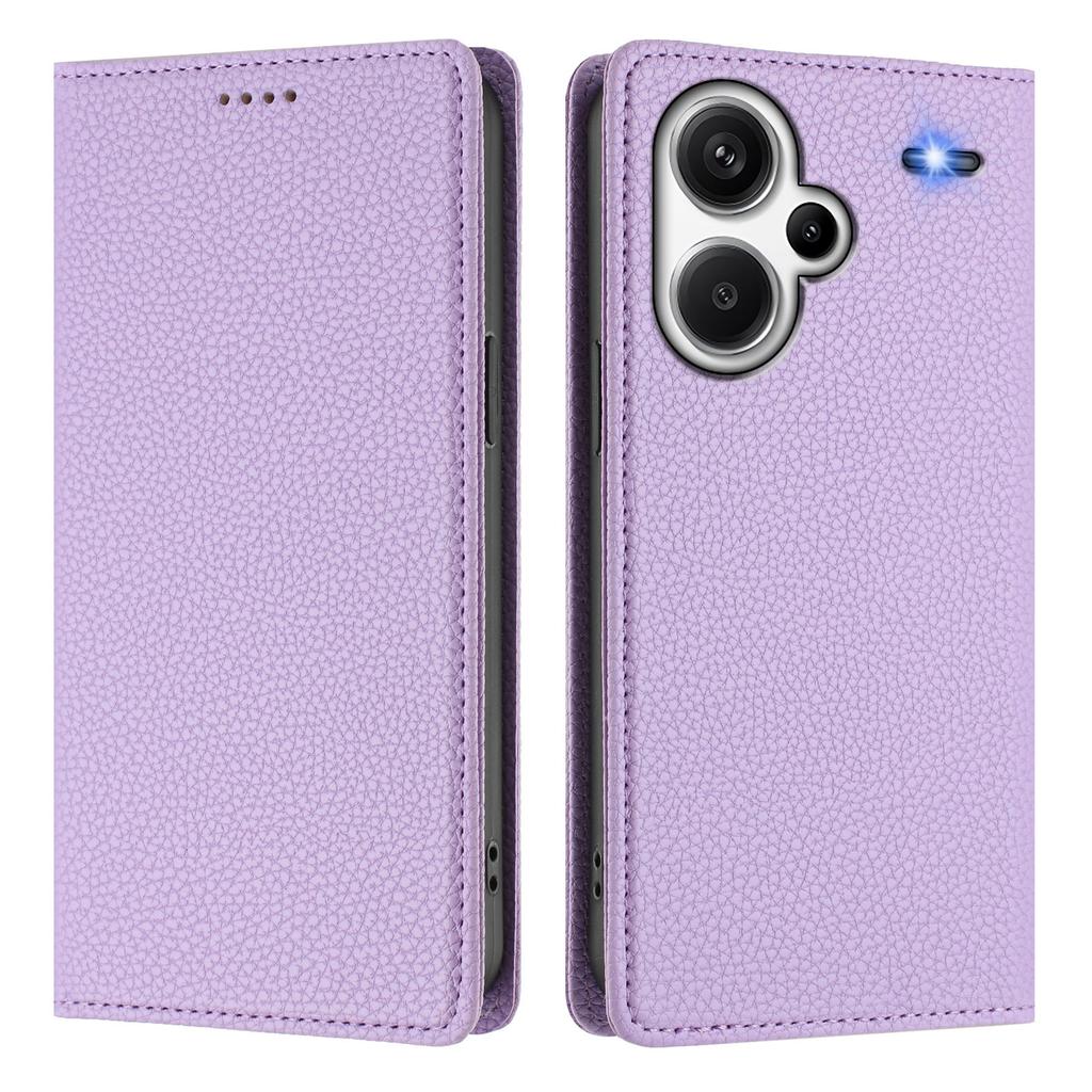 For Xiaomi Redmi Note 13 Pro+ 5G Wallet Case RFID Blocking Litchi Texture Leather Mobile Cover