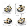 Non-Toxic Sembo 1075Pcs Tank Transforming Mech Robot Model Building Blocks Moc Military Series Vehicle Assembly Bricks Toys For Children Gifts