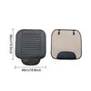 SEAMETAL Leather Front Car Seat Cover Cushion Non Slide Breathable Auto Protector Mat Pad Four Seasons Universal For Car Suv Van