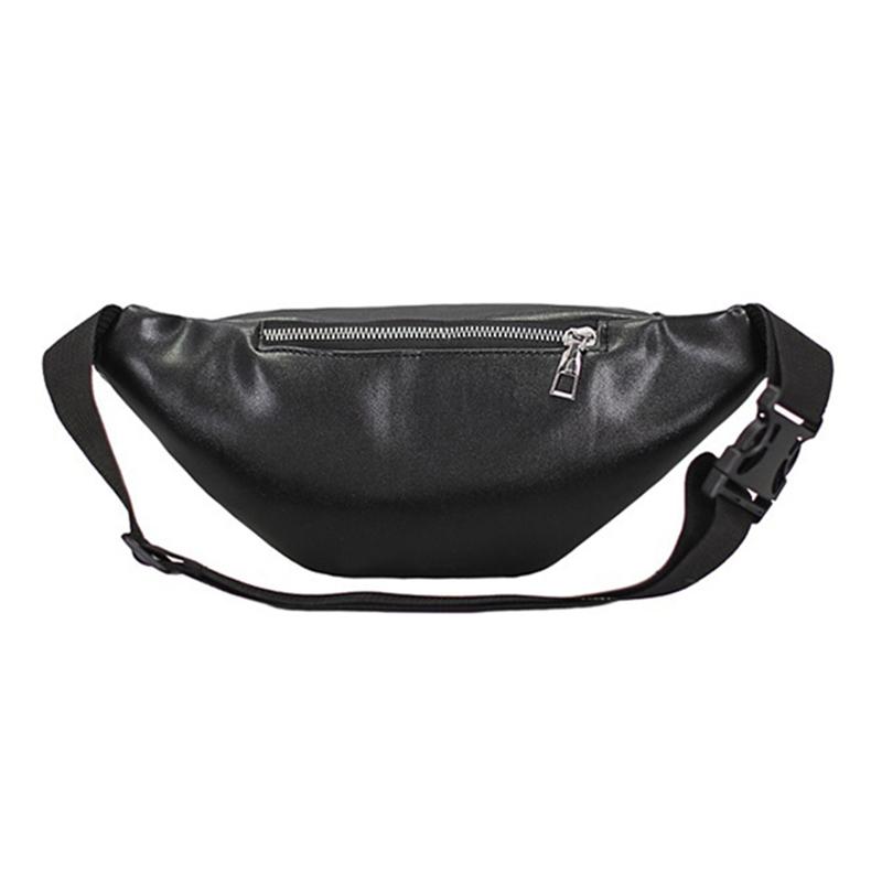 New PU Leather Women Waist Packs Waterproof Shoulder Bag Fanny Pack Belt Money Purse Fashion Chest Bag Clutch