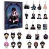 Wednesday Advent Calendar, Christmas Countdown Blind Box with Keychain Pendant