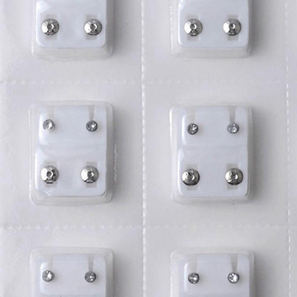 24 шт стальные хирургические серьги-гвоздики для пирсинга ушей для инструмента для пирсинга