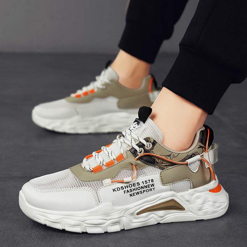 Модные повседневные кроссовки для мужчин, летние дышащие мужские кроссовки в британском стиле, спортивные кроссовки для мужчин в уличном стиле