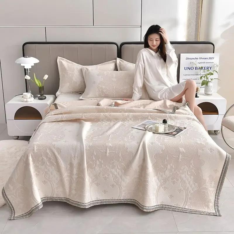 Одеяла, хлопковое летнее одеяло, мягкое одеяло, постельное белье, супермягкое покрывало с наволочкой, летнее одеяло, покрывало королевского размера