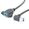 USB3.0 B Male To USB3.0 Female Printer Extension Cable Screw Mount Panel for Industrial Printer Hard Drive Enclosure