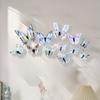 12pcs 3D Three-dimensional Double-deck Butterfly Wall Decor Butterflies for Wedding Magnetism Fridge Decals Decoration