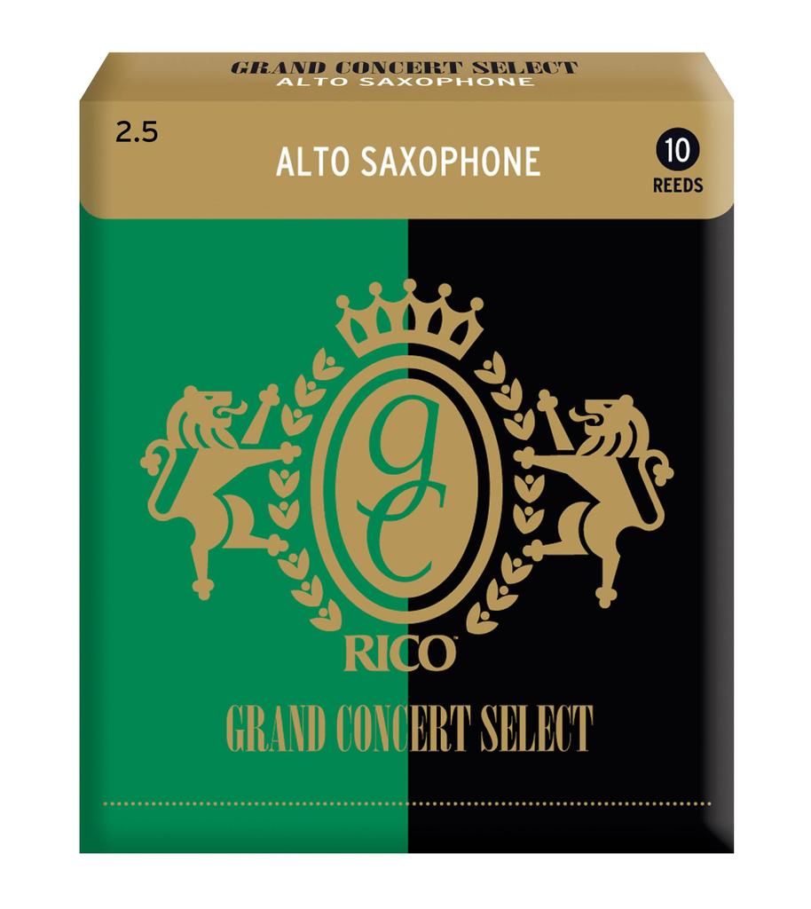 WoodWinds Reed for Alto Saxophone GRAND CONCERT SELECT RGC10ASX250 10 Pieces D'Addario D'Addario [Hardness 2.5] []