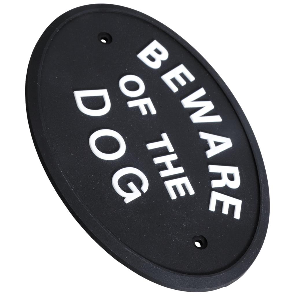 Beware Of Dog Signs Weatherproof & Long Lasting Garden Warn Sign Decorative Warning Sign for Private Property Protection
