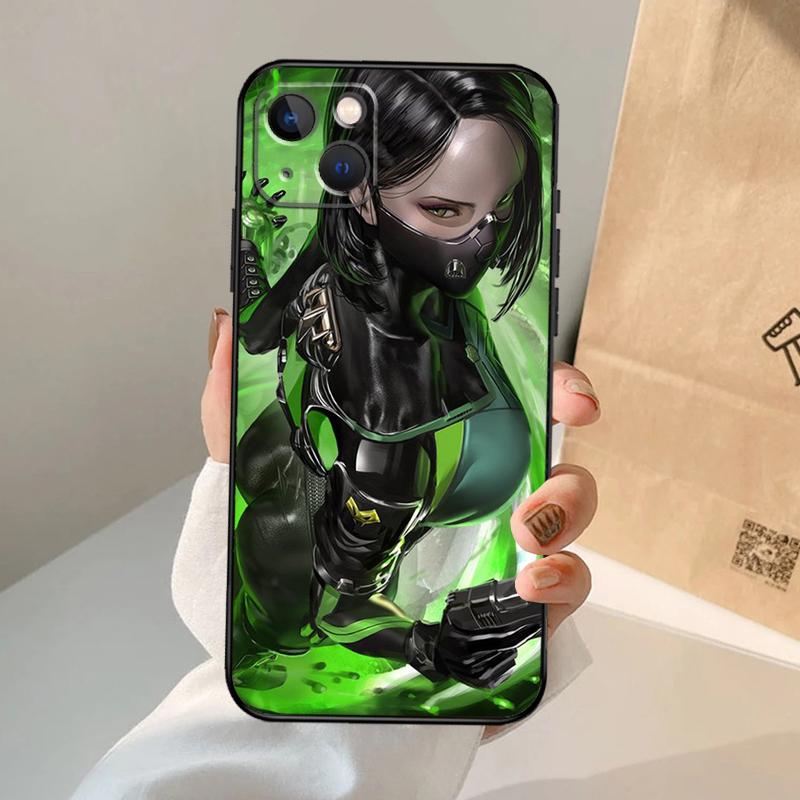 Чехол для телефона Valorant Для iPhone 17 Air 16 15 13 11 12 14 Pro Max 13 12 mini 15 16 Plus 16e Чехол Coque