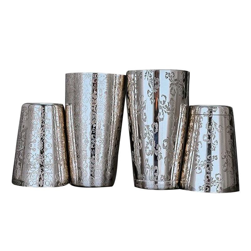 Бостонский шейкер для коктейлей, креативная гравировка, мартини-бар, набор банок для смешивания из нержавеющей стали, инструменты для вечеринки