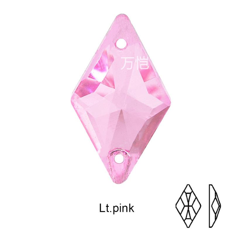 Crystal Hand-Sewn Diamond, Glass Rhinestone Diy Crystal Material, Rhombus Creative Clothing Accessories