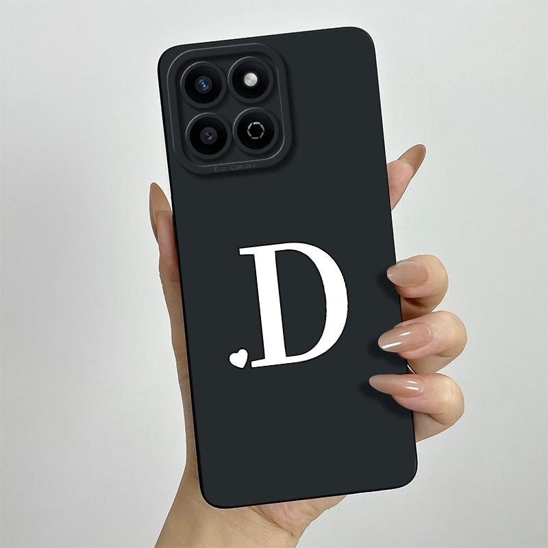 Чехол для Honor 200 Smart Case Защита объектива камеры Милые буквы Силиконовый противоударный чехол для телефона для Honor 200 Smart 5G Capa