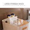 Plastic Storage Basket Desktop Portable Plastic Kitchen Refrigerator Basket Bathroom Desktop Storage Box Snack Cosmetic Organizing Box for Cabinet