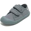 Toddler Kids Retro Canvas Shoes Children Soft Bottom Solid Board Shoes Lightweight Breathable Hook and Loop Casual Shoes