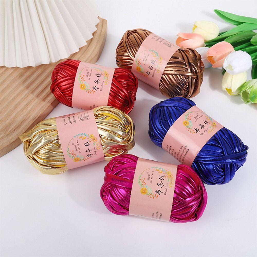 Shiny Crochet Yarn Magic Color DIY Hand Knitting Novel Functional Yarn Ball For T-Shirt