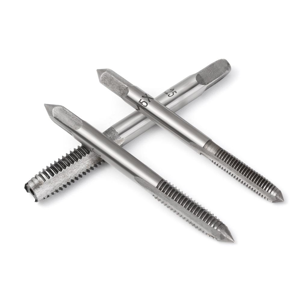 6 шт. ручные метчики ручной инструмент сверло машинный метчик метрический вороток патрон набор винтовая резьба